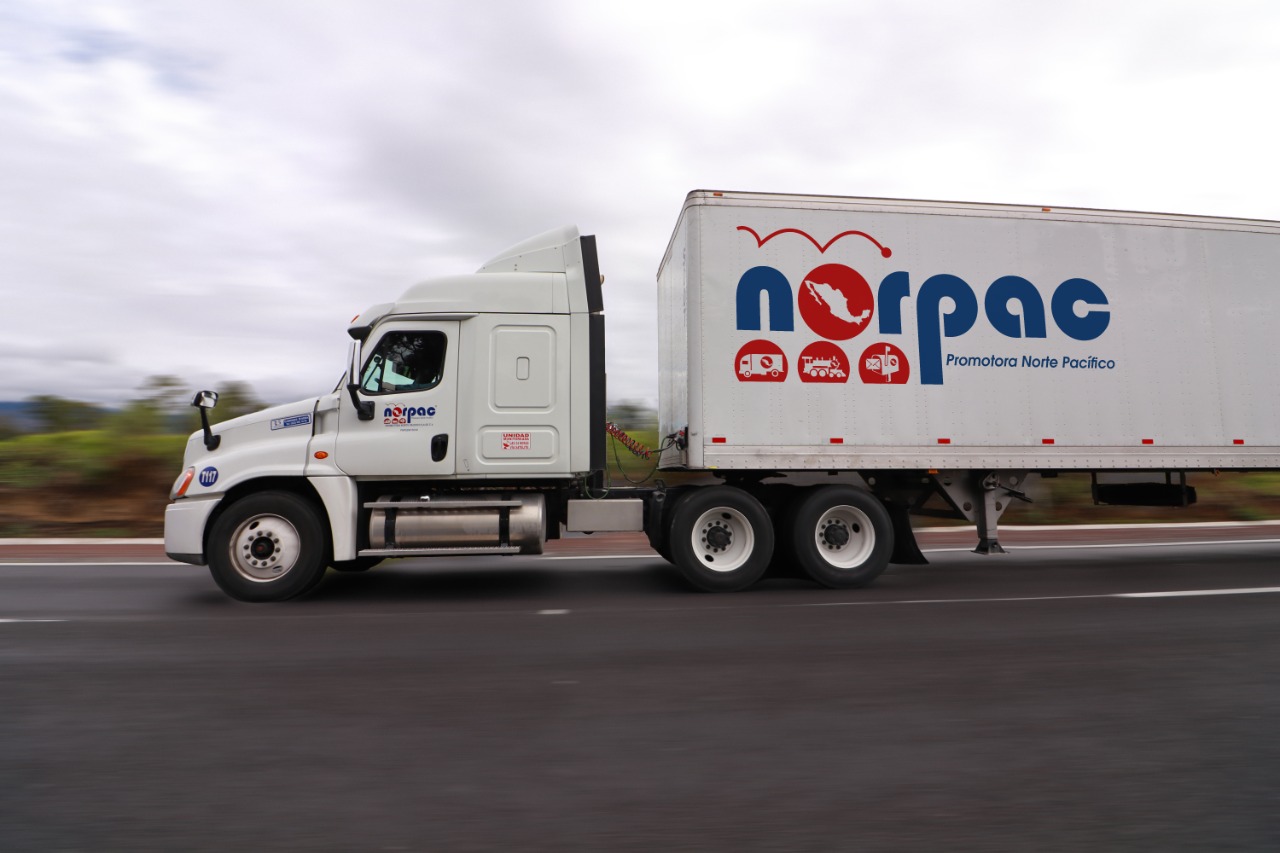 Unidad Norpac en carretera